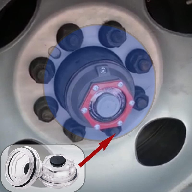 XTPTFABS 2PCS Oil Bath Dust Caps, K71-038-00,For Dexter 6k-8K 8-218, 8-219, 8-232 General Duty Axles Built 1989 and older, for Dexter 6K 7K 8K 2.75" Threads Trailer Axle Plastic Cover 21-35 23-29 Oil Caps (2) - Image 2